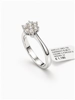 Anello Vidali Gioielli Donna in Oro bianco Diamante 0.419 Ct ANOR-105-34 - ANOR-105-34